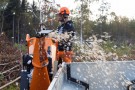 Bronco fliskutter flishugger  B&S 15hk med EL start thumbnail