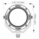 VisionX Cannon Single LED Gen 2, 9/32V 1X40W - sett thumbnail